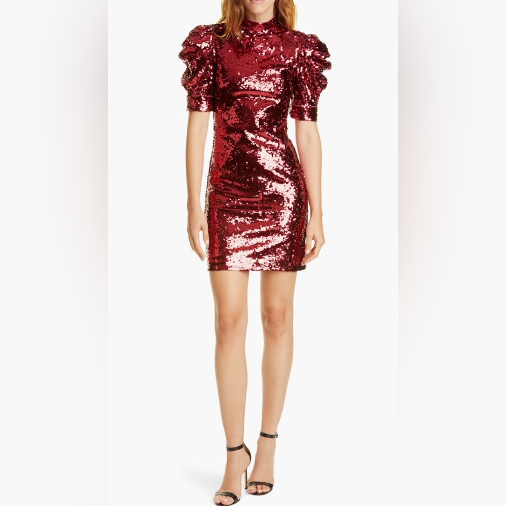 Alice & Olivia Sequin Mini Dress